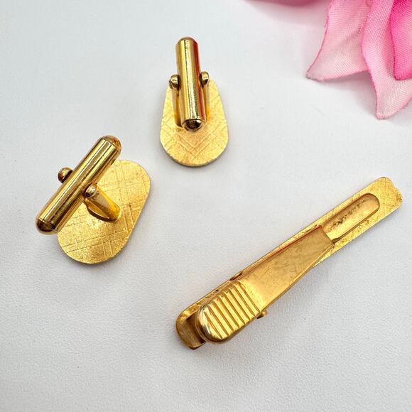 Rare Vintage FILA Tie Bar Tie Clip Cufflinks Set Logo 
Men’s Sporty 90s Sports - Picture 6 of 12